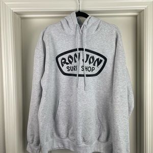 RonJon light gray hoodie, size XL